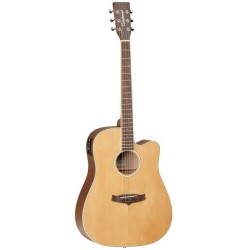 GUITARRA TANGLEWOOD DREADNOUGHT ELECTRIFICADA CON CUTAWAY