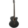 BAJO ACÚSTICO SUPER JUMBO CON CUTAWAY SERIE BLACK BIRD