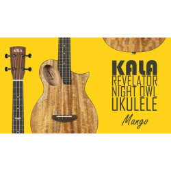 UKELELE TENOR KALA REVELATOR® NIGHT OWL MANGO