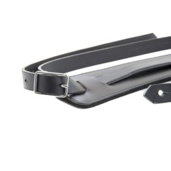 SLIM-BK BANDOLERA GUITARRA ELECTRICA RIGHTON LEATHERCRAFT SLIM BLACK