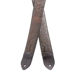 BLACKGUARD-BK - BANDOLERA GUITARRA RIGHTON 2017 LEATHERCRAFT BLACKGUARD BLACK