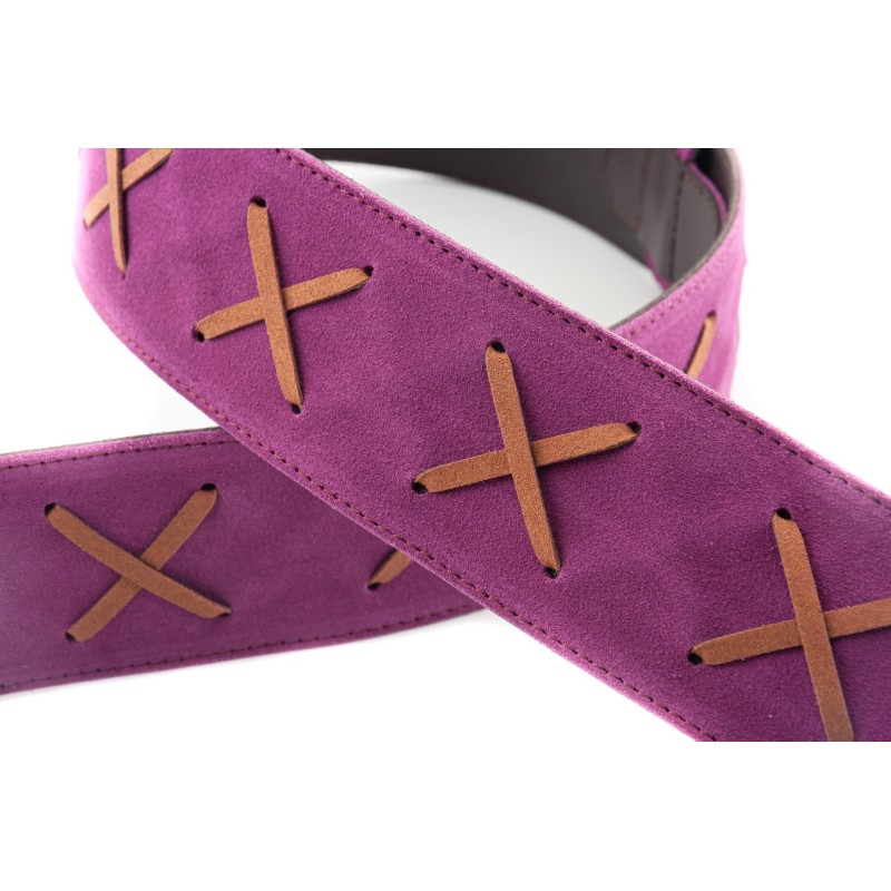 LEGEND-D-G-P - BANDOLERA DE GUITARRA RIGHTON SPECIAL GILMOUR PURPPLE 2019