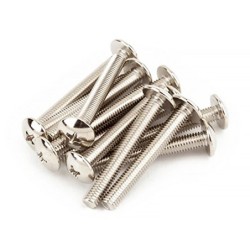 Tornillos Fender chasis níquel 12ud | Música Bilbao