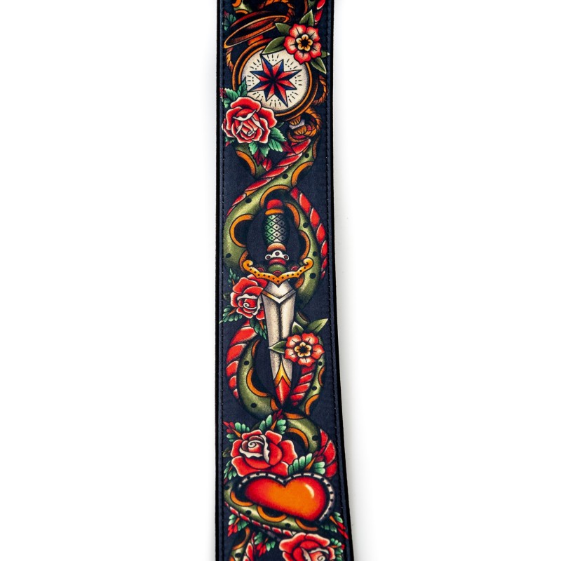 BANDOLERA RIGHTON SERIE MOJO TATTOO BLACK