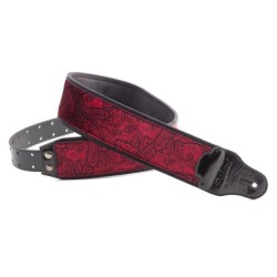 J-PAISLEY-VELVET-RD - BANDOLERA RIGHTON DE GUITARRA ELECTRICA SERIE JAZZ