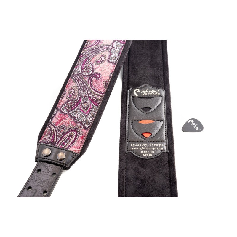 J-PAISLEY-VELVET-BU - BANDOLERA RIGHTON DE GUITARRA ELECTRICA SERIE JAZZ