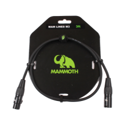 MAM-LINES-M3 - CABLE MICROFONO MAMMOTH DE 1 METRO