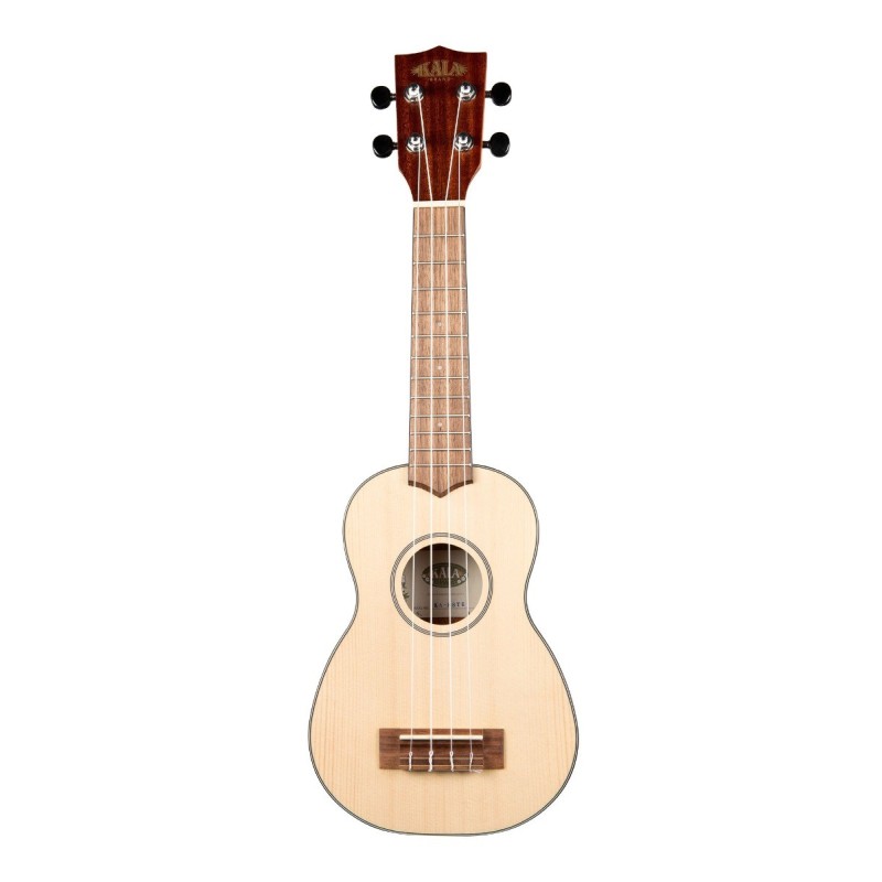 UKELELE SOPRANO DE KALA SERIE VIAJE TAPA MACIZA