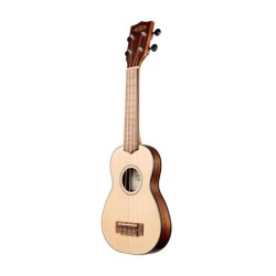 UKELELE SOPRANO DE KALA SERIE VIAJE TAPA MACIZA