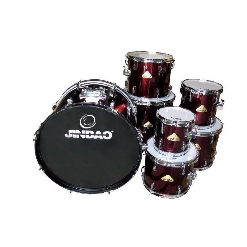 BOMBO JINBAO DE 22" X 16" ROJO | MÚSICA BILBAO