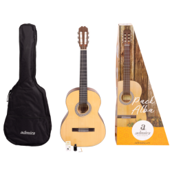 PACK DE GUITARRA CLÁSICA ADMIRA ALBA 3/4 SERIE INICIACIÓN