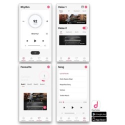 PIANO DE ESCENARIO MEDELI 88 TECLAS SP201+/WH | MÚSICA BILBAO