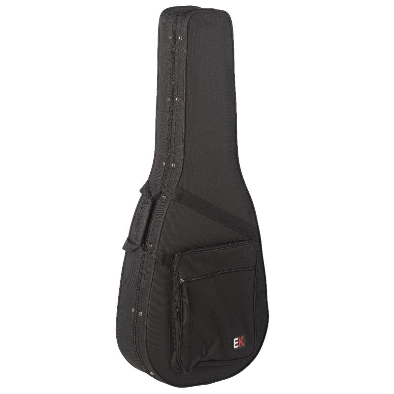 FUNDA-ESTUCHE EK PARA GUITARRA ACÚSTICA MINI-JUMBO DE FOAM CON FORMA