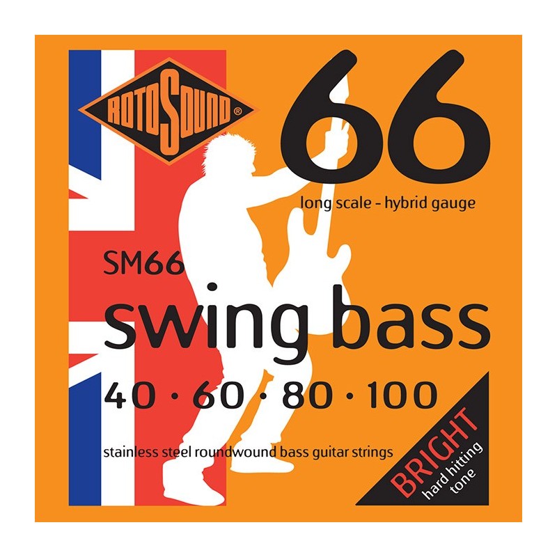 JUEGO DE CUERDAS PARA BAJO ROTOSOUND SWING BASS SM66 | MÚSICA BILBAO