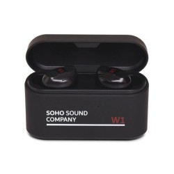 AURICULAR SOHO BLUETOOTH TWS CON BATERÍA EXT. NEGRO | MÚSICA BILBAO