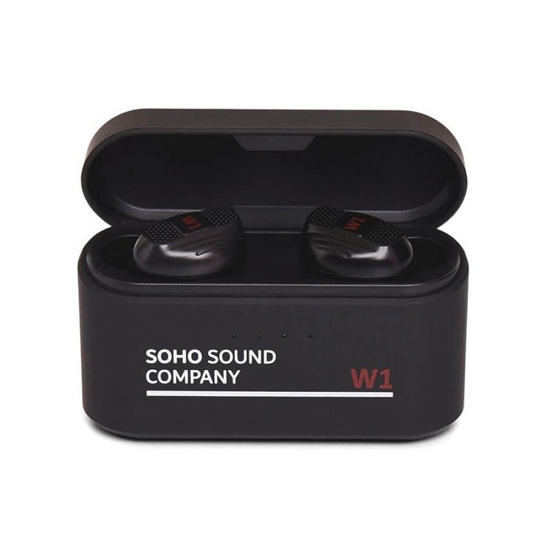 AURICULAR SOHO BLUETOOTH TWS CON BATERÍA EXT. NEGRO | MÚSICA BILBAO