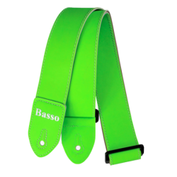 CORREA BASSO NEÓN VERDE 5cm | Música Bilbao