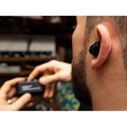 AURICULAR SOHO BLUETOOTH TWS CON BATERÍA EXT. NEGRO | MÚSICA BILBAO
