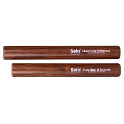 2-tone claves 25mm, rosewood | MÚSICA BILBAO