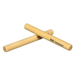 2-tone claves 20mm, acacia | MÚSICA BILBAO