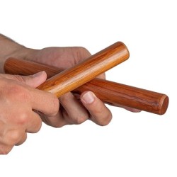 2-tone claves 20mm, rosewood | MÚSICA BILBAO