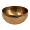 brass singing bowl 17cm, with mallet - felt ring - | MÚSICA BILBAO