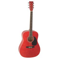 GUITARRA ACÚSTICA DAYTONA A411CE ELECTRIFICADA ROJA