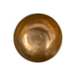 brass singing bowl 15cm, with mallet - felt ring - | MÚSICA BILBAO
