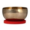 brass singing bowl 15cm, with mallet - felt ring - | MÚSICA BILBAO