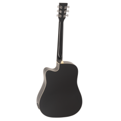 GUITARRA ACÚSTICA DAYTONA A411CE ELECTRIFICADA NEGRA