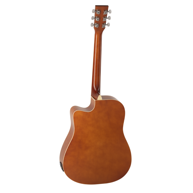 GUITARRA ACÚSTICA DAYTONA A411CE ELECTRIFICADA ROJA