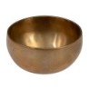 brass singing bowl 12cm, with mallet - felt ring - | MÚSICA BILBAO