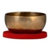 brass singing bowl 12cm, with mallet - felt ring - | MÚSICA BILBAO