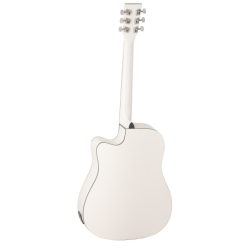 GUITARRA ACÚSTICA DAYTONA A411CE ELECTRIFICADA BLANCA