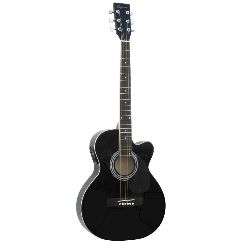 GUITARRA ACÚSTICA ELECTRIFICADA DAYTONA A401CEBK NEGRA