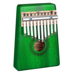 KALIMBA SELA DE CAOBA 10" VERDE | Música Bilbao