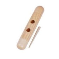 PERCUSIÓN ESCOLAR GÜIRO DE MADERA RITMO TW27