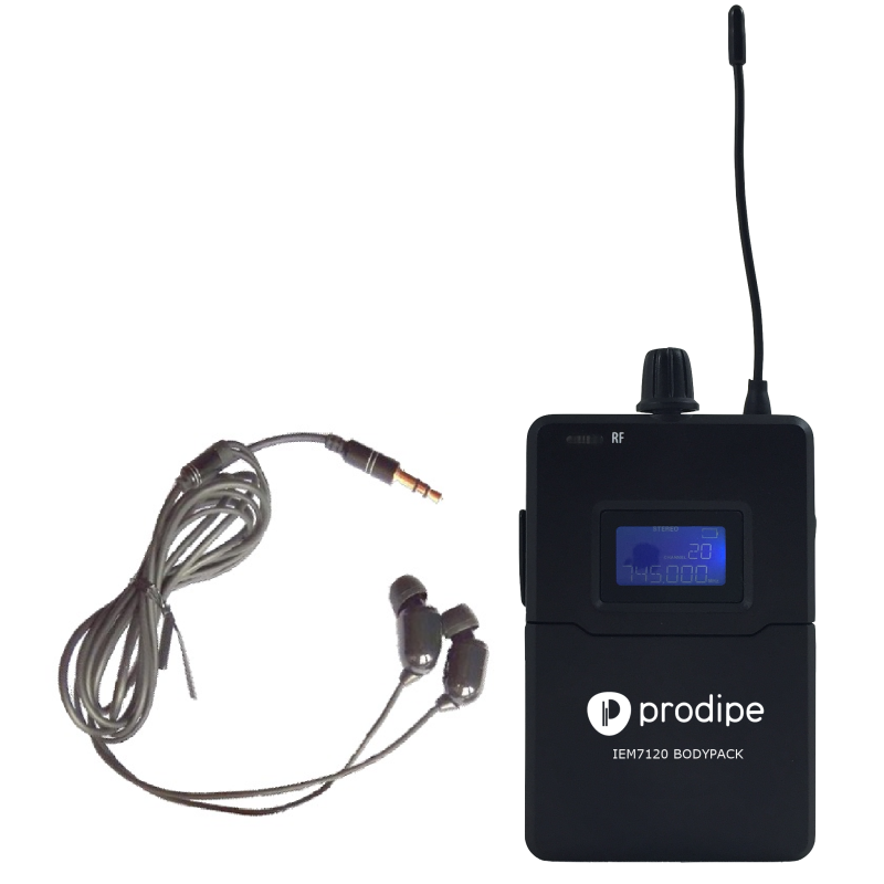 RECEPTOR PARA MONITOR INALAMBRICO PRODIPE IEM7120BODY