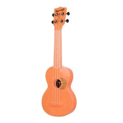 UKELELE KALA SOPRANO WATERMAN NARANJA TRANSPARENTE