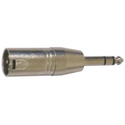 ADAPTADOR XLR MACHO-JACK STEREO 1/4