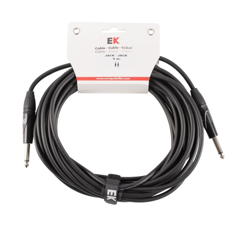 CABLE PARA GUITARRA EK JACK-JACK RECTO 6M