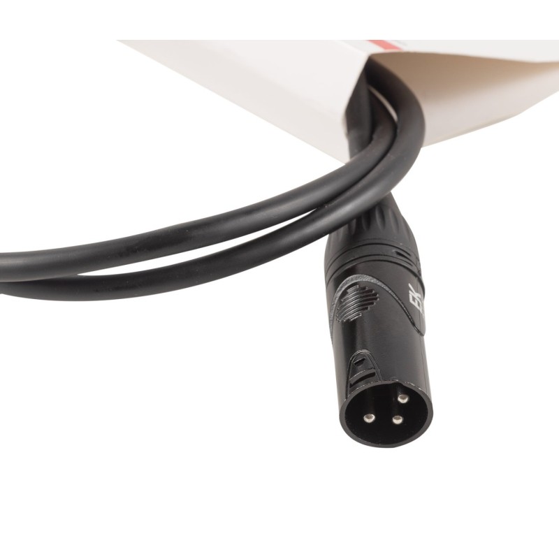 CABLE PARA MICRÓFONO XLR-XLR MACHO DE 9 METROS