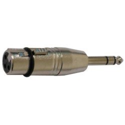 ADAPTADOR XLR HEMBRA-JACK STEREO 1/4