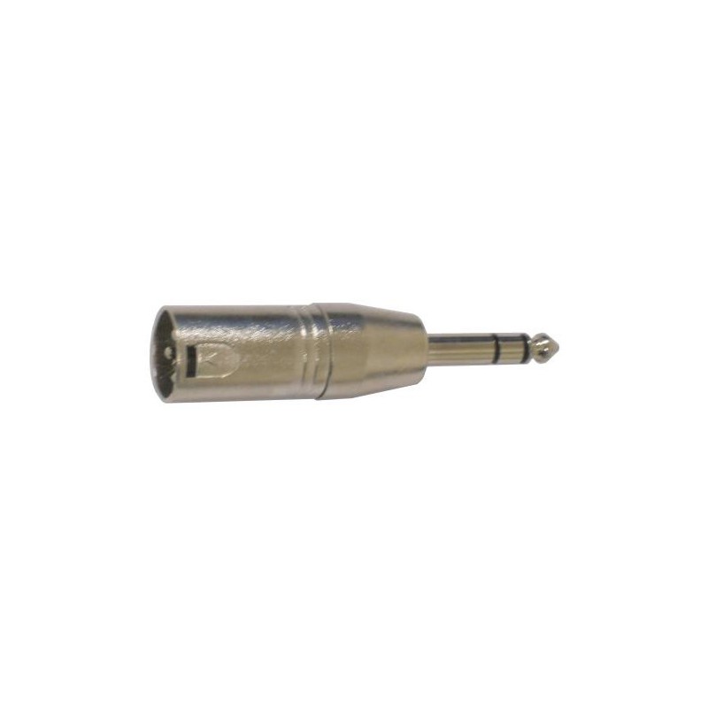 ADAPTADOR XLR MACHO-JACK STEREO 1/4