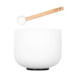 quartz crystal singing bowl 8 440Hz B, with malle" | MÚSICA BILBAO