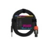 CABLE ALTAVOZ BOSTON JACK-TWIST NEGRO 2x1.5mm 1M | MÚSICA BILBAO