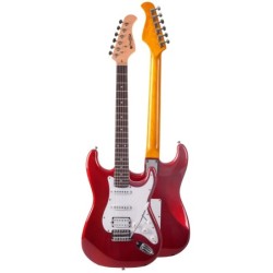 GUITARRA ELÉCTRICA PRODIPE SERIE ST83-RA STRATOCASTER ROJA