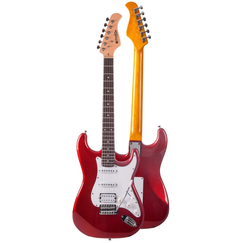 GUITARRA ELÉCTRICA PRODIPE SERIE ST83-RA STRATOCASTER ROJA