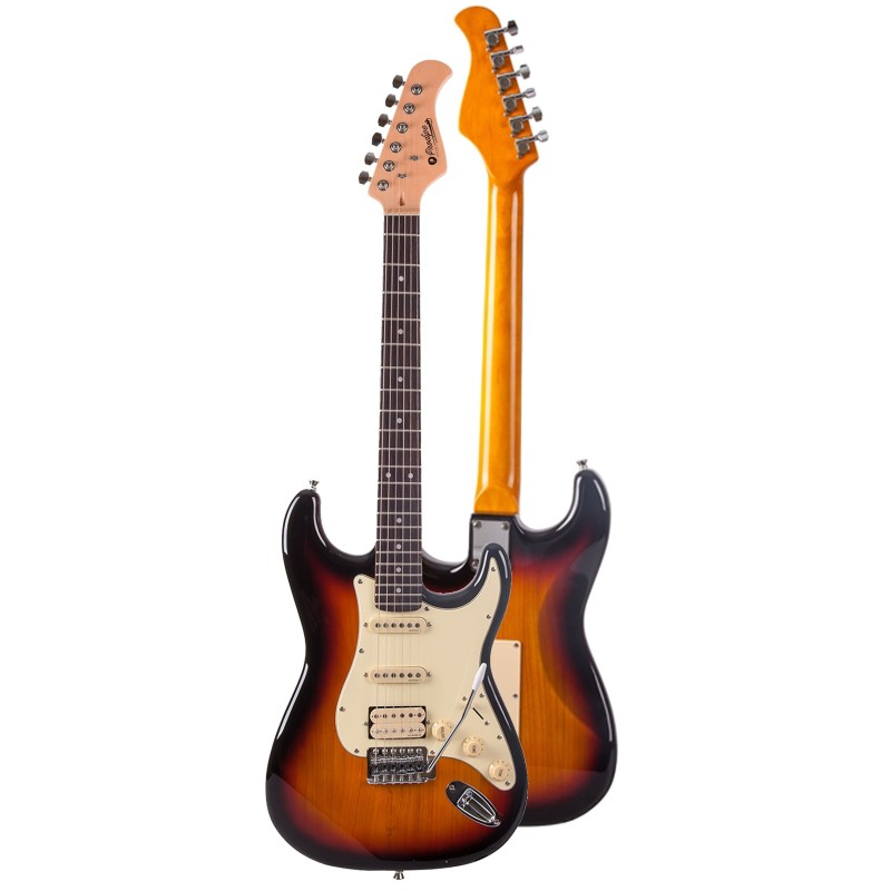 GUITARRA ELÉCTRICA PRODIPE SERIE ST83-RA STRATOCASTER SOMBREADA