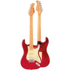 GUITARRA ELÉCTRICA PRODIPE SERIE ST80-MA STRATOCASTER ROJA